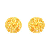 22k Yellow Gold Filigree Medium Earrings with gold weight of 7.13g